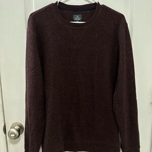 Men's Dark Maroon Crewneck Sweater